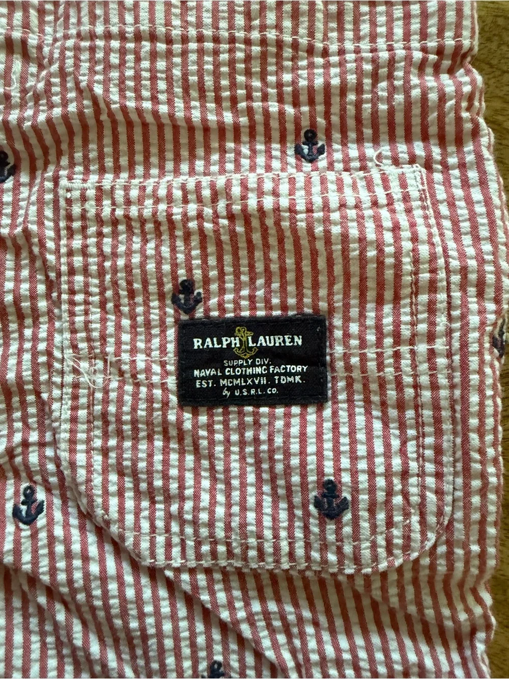 Ralph Lauren Seersucker Overalls